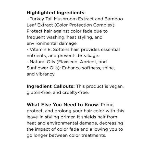 BRIOGEO Color Me Brilliant Mushroom & Bamboo Color Protect Primer - 3.4 oz NIB - Picture 6 of 6